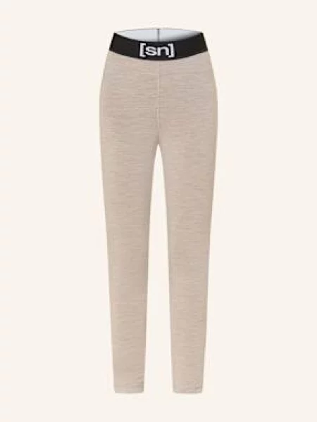 Super.Natural Funkční Spodní Kalhoty S Příměsí Merino Vlny světle hnědá