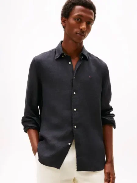 Tommy Hilfiger De in cămașă negru