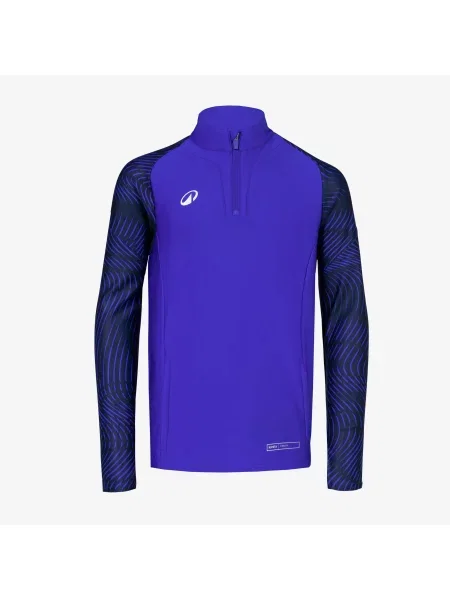 Bluza piłkarska krótki dla dzieci Kipsta Viralto Wavy Club niebieska