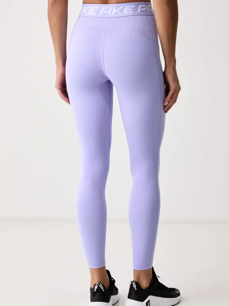 Nike legginsy sportowe Pro fioletowe