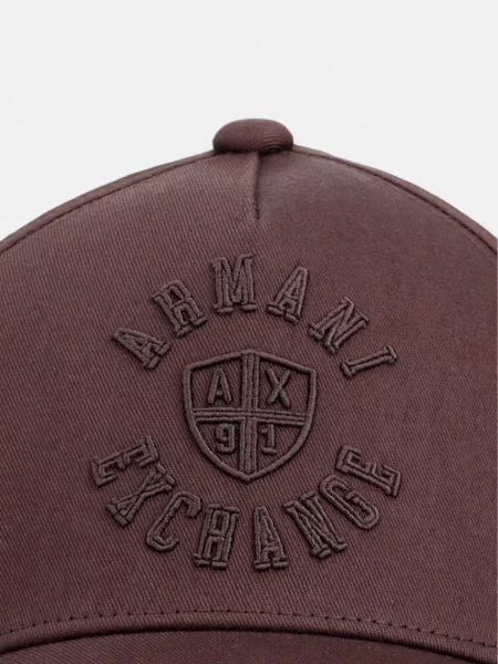 Armani Exchange șapcă de damă din maro