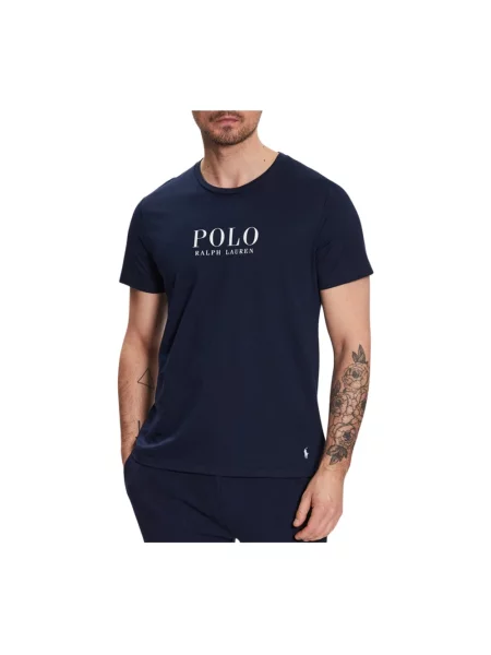 Piżama Polo Ralph Lauren klasyczna niebieska