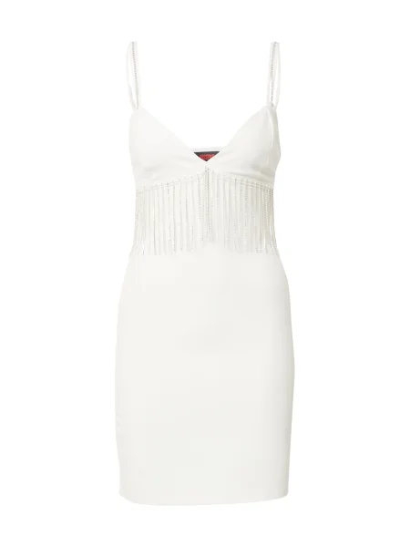 Misspap Rochie de cocktail alb