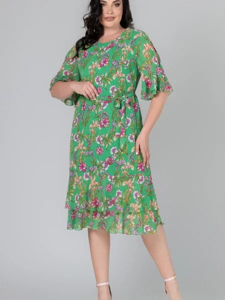 Сукня міді All Posa зелений