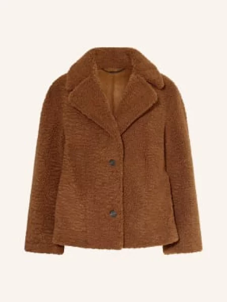 Allsaints Kurtka Z Futerkiem Eddie braun brązowa