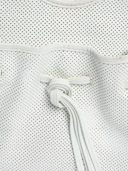 Geanta de piele Lancel din piele alb