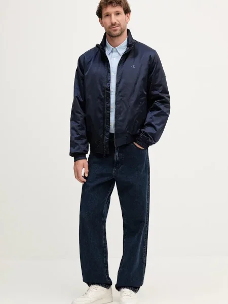 Calvin Klein Jeans Geacă de primăvară-toamnă bleumarin