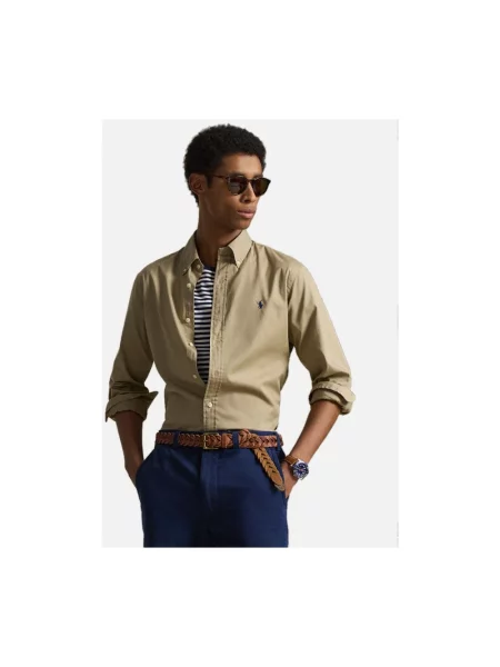 Polo Ralph Lauren Koszula Custom Fit beżowy