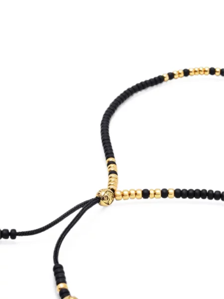 Βραχιόλι Nialaya Jewelry περιδέραιο με κορδόνι μαύρο