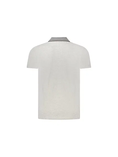 Tricou polo Cavalli Class cu mâneci scurte gri