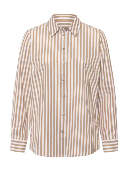 Heine Bluză maro cămilă alb