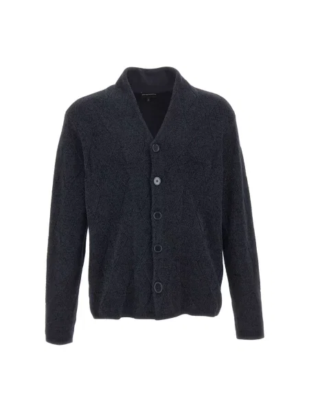 Sweter Emporio Armani niebieski