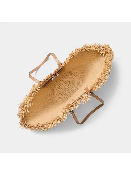 MICHAEL Michael Kors torebka koszyk z imitacji skóry beżowa