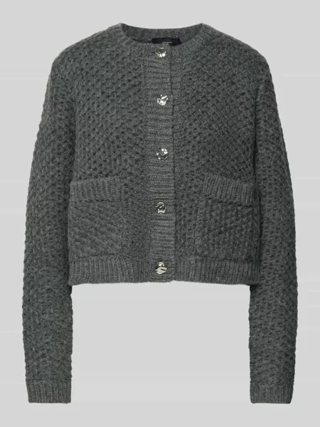 Kurtka z dzianiny z listwą guzikową model ‘COLETTE’ Copenhagen Muse