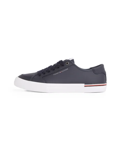 Sneakerși Tommy Hilfiger din piele negru