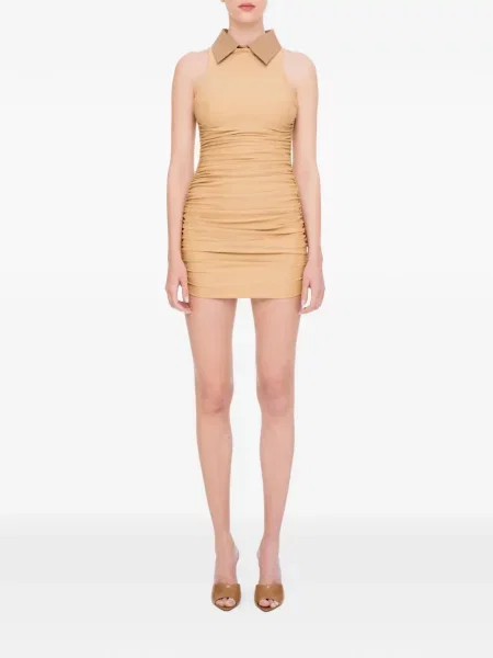 Gulerat rochie mini Medeea cu volane
