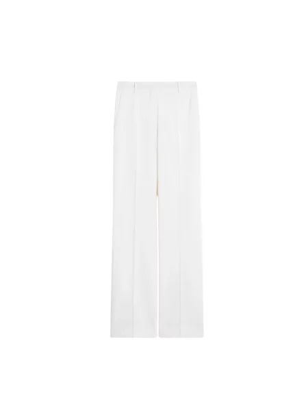 Spodnie Max Mara Studio wełniane białe