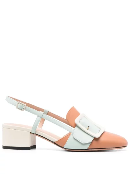 Pantofi cu toc Bally din piele slingback