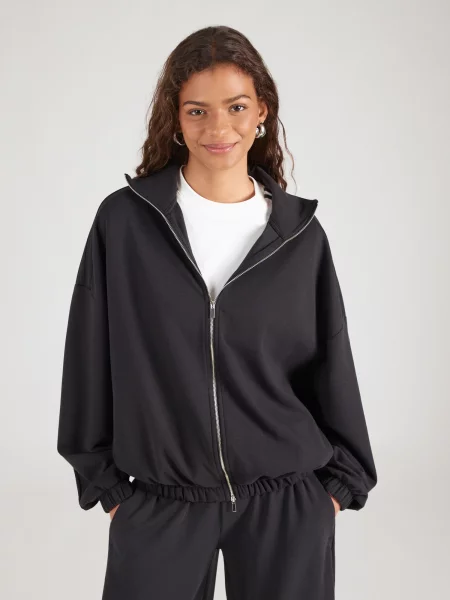 ADIDAS ORIGINALS Tepláková bunda čierna