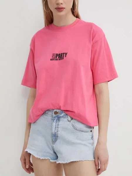 Džínové šortky Volcom hladké medium waist modré