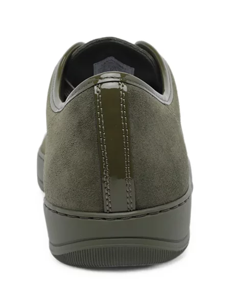 Sneakerși Lanvin din piele de căprioară verde