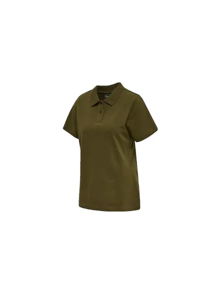 Tricou polo Hummel stretch verde