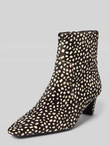 Sztyblety z naturalnej skóry bydlęcej model ‘SNOW LEOPARD’ Tommy Hilfiger