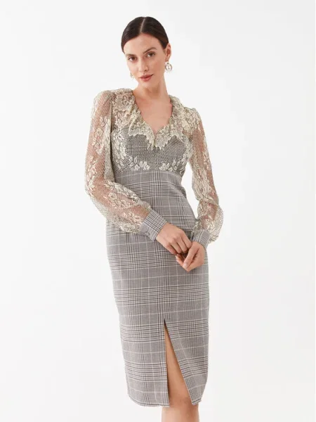 TWINSET Rochie de zi gri