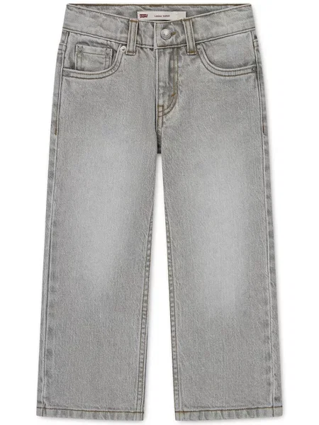Levi's straight traperice za djecu RELAXED STRAIGHT JEANS siva