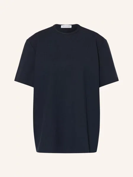 The Frankie Shop Oversized Pletené Tričko Leni tmavě modrá