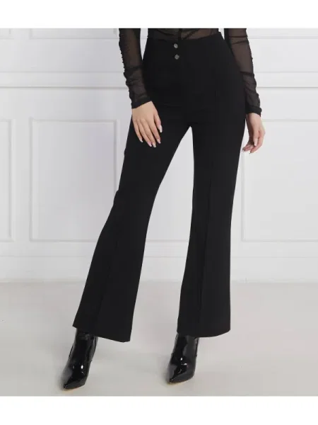 HUGO Pantaloni Hanore | flare fit negru
