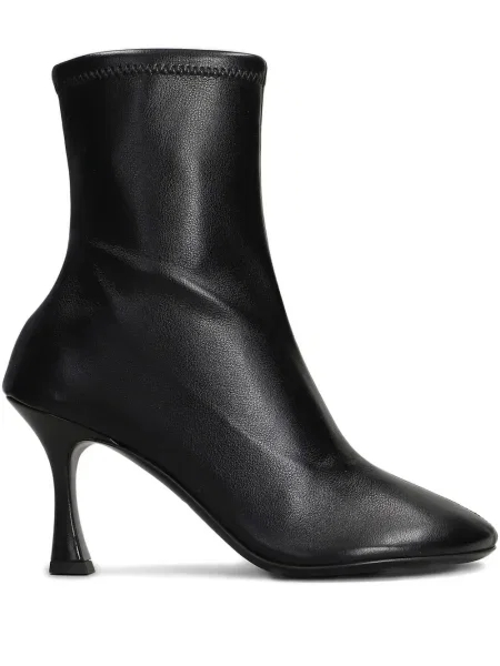 Botine 3juin din piele negru