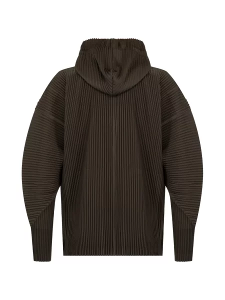 Hoodie Homme Plissé Issey Miyake πράσινο