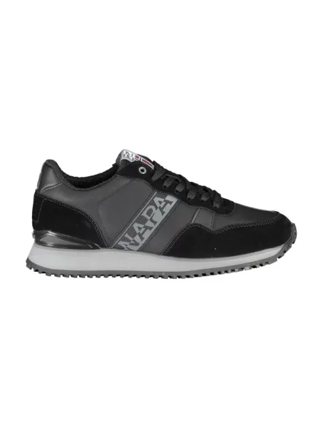 Sneakersy Napapijri skórzane czarne