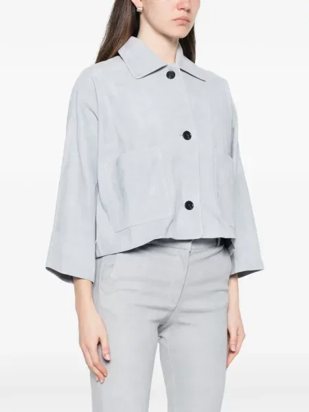 Geanta de piele Arma albastru