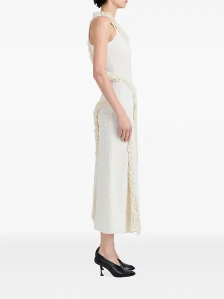 Φόρεμα Proenza Schouler με κρόσσια ζακάρ