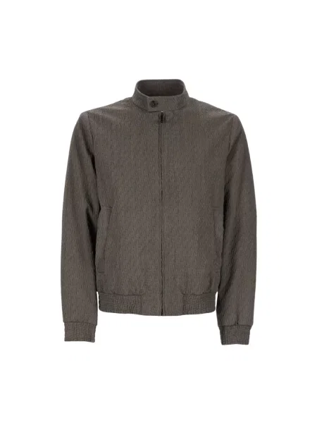 Kurtka bomber Emporio Armani brązowy