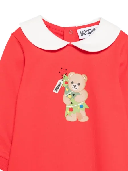 Piżama dziecięca Moschino czerwona