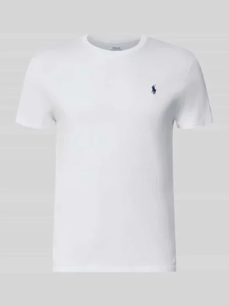 T-shirt z wyhaftowanym logo Polo Ralph Lauren biała