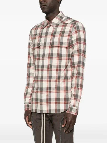 Kockás flanel ing Rick Owens
