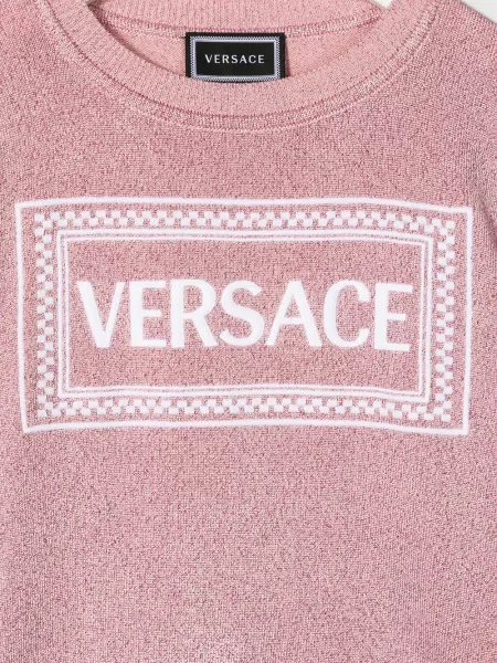 Пуловер Versace розово