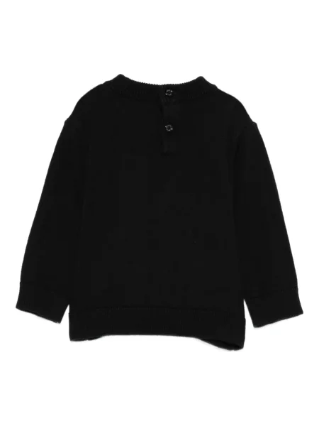 Sweter dziecięcy Balmain czarny