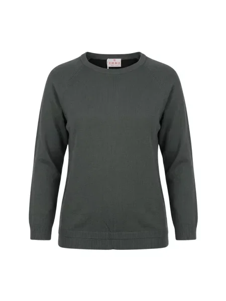 Dzianinowy sweter Emme Di Marella zielony