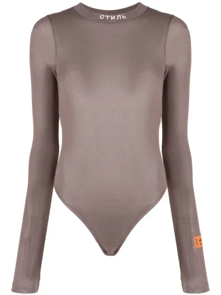 Długi top Heron Preston szary