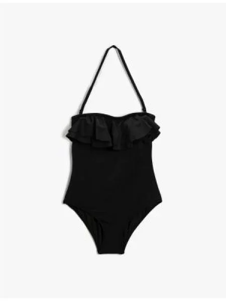 Costum de baie Koton cu volane negru