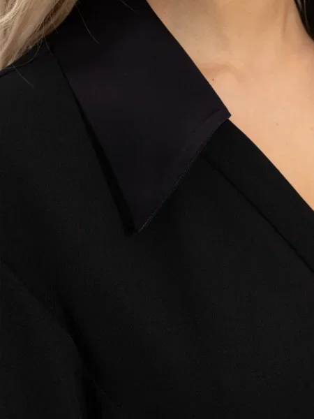 Rochie maxi Jil Sander până la genunchi de costum negru