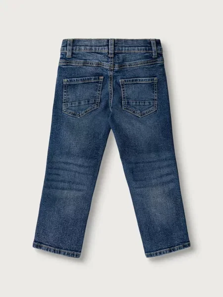 United Colors of Benetton slim fit traperice za djecu plava