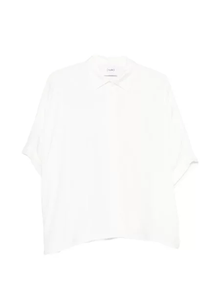 Cămașă Nude scurtă alb