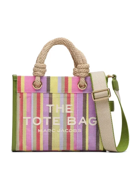 Geantă shopper Marc Jacobs plasă verde