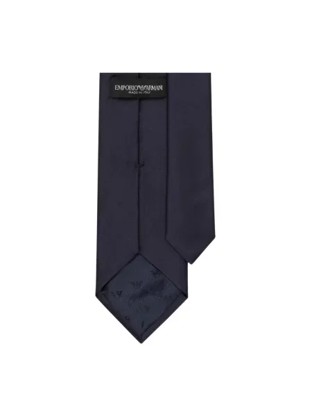 Jedwabny krawat Emporio Armani niebieski